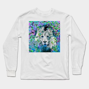 Lion Oil Painting Long Sleeve T-Shirt